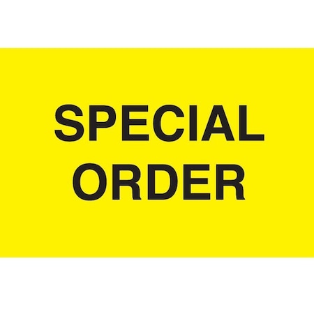 Decker Tape Products Label, DL3220, SPECIAL ORDER, 3" X 5" DL3220